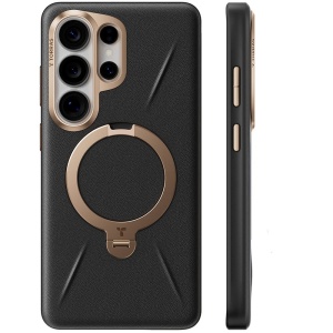 Husă Samsung Galaxy S26 Ultra Torras QPRO Leather Series – Piele ecologica Premium, neagra