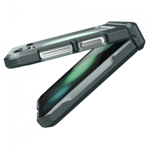 Husa Samsung Galaxy Z Flip 5 Spigen Tough Armor PRO Abyss Green - Img 4