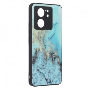 Husa Xiaomi 13T Pro / 13T - Printing Glass Blue Ocean - Img 3