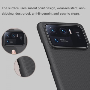 Husa Xiaomi Mi 11 Ultra -Nillkin Super Frosted Shield Case Neagra - Img 4