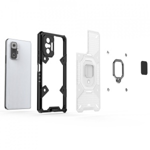 Husa Xiaomi Redmi Note 10/10S Honeycomb Armor- Black - Img 6