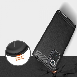 Husa Xiaomi Redmi Note 10 PRO -Carbon Series-Black - Img 2