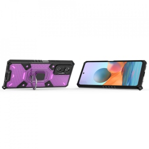 Husa Xiaomi Redmi Note 11 Pro+ - Honeycomb Armor- Rose Violet - Img 8