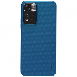 Husa Xiaomi Redmi Note 11 Pro+ - Nillkin Super Frosted Shield Pro Albastra - Img 3