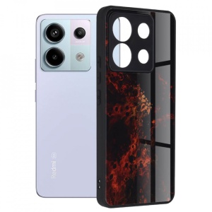Husa Xiaomi Redmi Note 13 Pro 5G - Printing Glass Red Nebula - Img 1