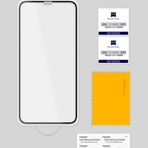Sticla securizata Iphone 11 PRO MAX-Spigen Glass FC-margine neagra - Img 7