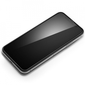 Sticla securizata Iphone X/XS -Spigen Glass FC-margine neagra - Img 8