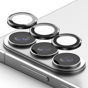 Sticla securizata pentru camera telefonului Samsung Galaxy S26 / S26 Plus Ringke - Camera Lens Frame Glass Black X 2 buc - Img 2