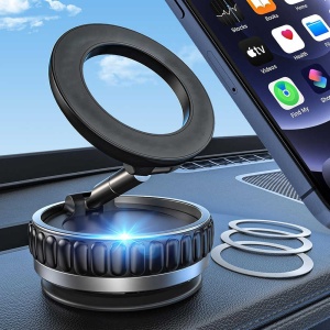 Suport de masina Techsuit VacuumGripX S15 cu sistem magnetic de prindere