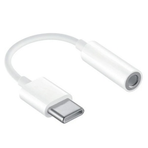 Adaptor audio original Huawei Type C to Jack 3.5mm alb - Img 1