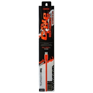 Cablu de date Remax Full Speed Cable RC-001m USB / micro USB 2M 2.4A alb - Img 3