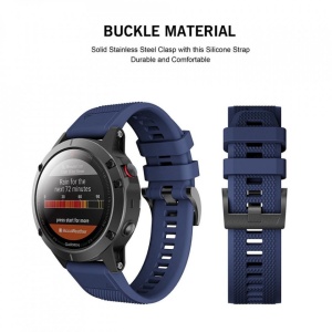 Curea Garmin Fenix 5 -Tech Protect Smooth-Navy Blue - Img 2