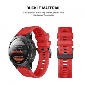 Curea Garmin Fenix 6 PRO-Tech Protect Smooth-Rosie - Img 3