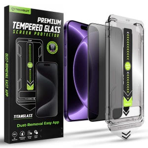 Folie Privacy iPhone 18 Pro - Techsuit TitanGlass