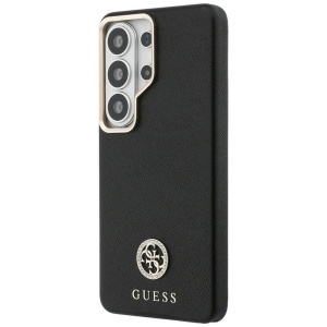 Husa Guess Samsung Galaxy S26 Ultra Rhinestone Round Logo MagSafe Neagra - Img 3