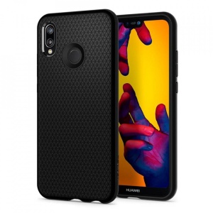 Husa Huawei P20 Lite -Spigen Liquid Air- Negru mat - Img 1