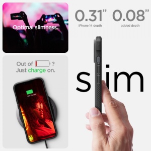 Husa iPhone 14 - Spigen Rugged Armor MagSafe(MagFit) - Img 8