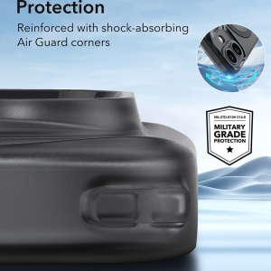 Husa iPhone 16 Plus ESR Zero HaloLock Frosted Black - Img 4