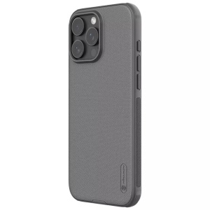 Husa iPhone 16 Pro Max Nillkin Super Frosted Shield Case Titanium Gray - Img 2