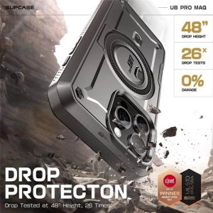 Husa iPhone 16 Pro Supcase UB Pro Mag Magsafe -Titan Gray - Img 6