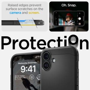 Husa iPhone 16 Spigen Tough Armor Mag Magsafe neagra - Img 5