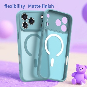 Husa iPhone 17 Pro Max HaloFrost Magsafe Mint Green - Img 2