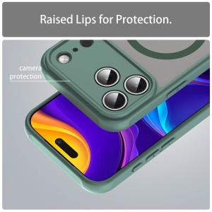 Husa iPhone 17 Pro Max HaloFrost Magsafe verde - Img 2