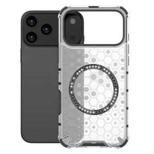 Husa iPhone 17 Pro Max Honeycomb Armor Magsafe alba - Img 1