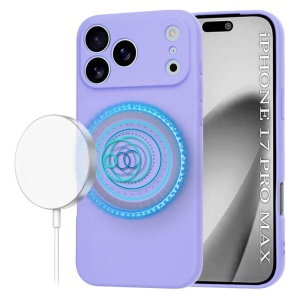 Husa iPhone 17 Pro Max SoftFlex Magsafe lila - Img 1