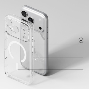 Husa iPhone 17 Pro Ringke Fusion Magnetic Magsafe transparenta - Img 3