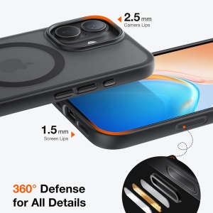 Husa iPhone 17 Torras Guardian Magnetic transparenta - Img 3