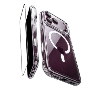 Husă iPhone 18 Pro Max - ESR Classic Hybrid - folie inclusa - Clear - Img 3