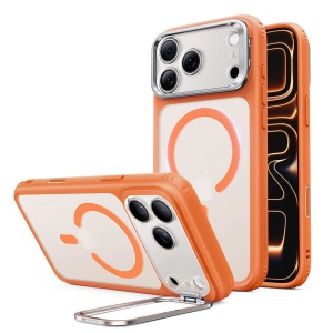 Husă iPhone 18 Pro Max - ESR Classic Hybrid HaloLock Kickstand - Frosted Orange