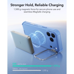 Husă iPhone 18 Pro Max - ESR Cyber Armor Kickstand - Light Blue - Img 7