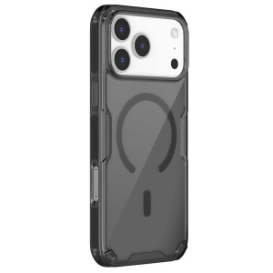 Husă iPhone 18 Pro Max - Nillkin Nature TPU Pro MagSafe - Transparent Black - Img 7