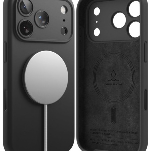 Husă iPhone 18 Pro Max - Ringke - Silicone MagSafe - Black - Img 7