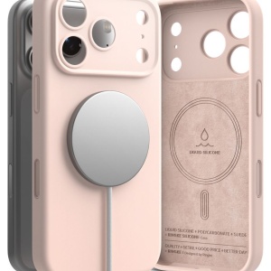 Husă iPhone 18 Pro Max - Ringke - Silicone MagSafe - Pink Sand