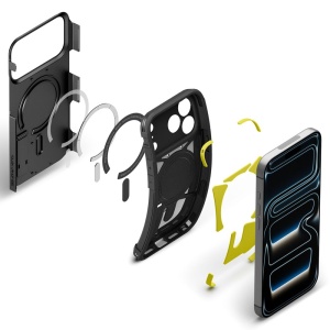 Husă iPhone 18 Pro Max Spigen Tough Armor neagra - Img 10
