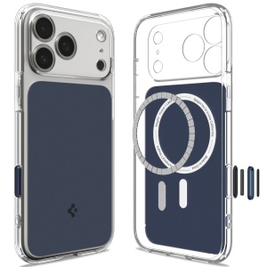 Husă iPhone 18 Pro Max - Spigen - Ultra Hybrid T MagSafe - Matte Blue