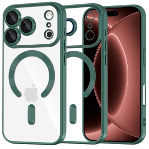 Husă iPhone 18 Pro Max - Techsuit Luxury Crystal - Deep Green