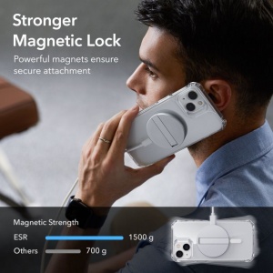 Husa Magsafe ESR - Air Armor HaloLock pentru iPhone 14 Pro Max transparenta - Img 3