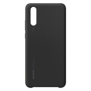 Husa originala Huawei P20 -Huawei Silicone Case Soft Flexible Rubber-Black