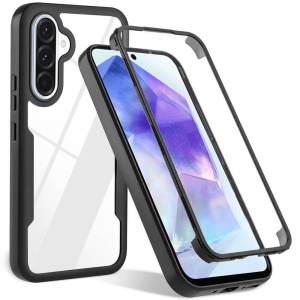 Husa Samsung Galaxy A37 ColorVerse 360 + Screen Protector margine neagra
