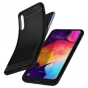 Husa Samsung Galaxy A50/A30S /A50s - Spigen Rugged Armor -Negru Mat - Img 5