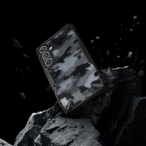 Husa Samsung Galaxy A55 - Ringke Fusion X- Camo Black - Img 5