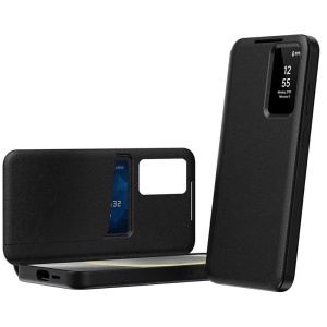 Husa Samsung Galaxy A57 SmartView Techsuit neagra - Img 2