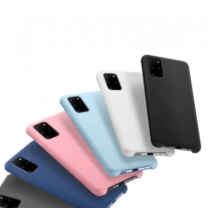 Husa Samsung Galaxy S20 Plus- Silicone Case -Albastra - Img 4