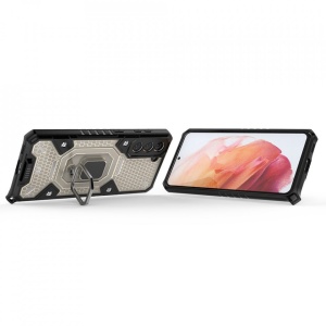Husa Samsung Galaxy S21 FE - Honeycomb Armor- Black - Img 6