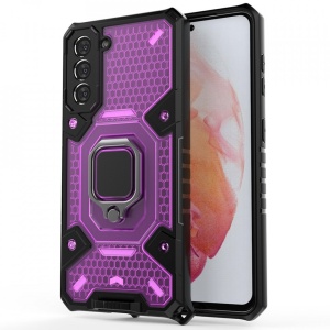 Husa Samsung Galaxy S21 FE - Honeycomb Armor- Rose Violet - Img 1