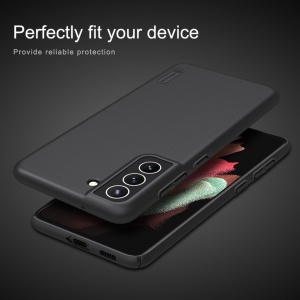 Husa Samsung Galaxy S21 FE-Nillkin Super Frosted Shield Case Neagra - Img 3